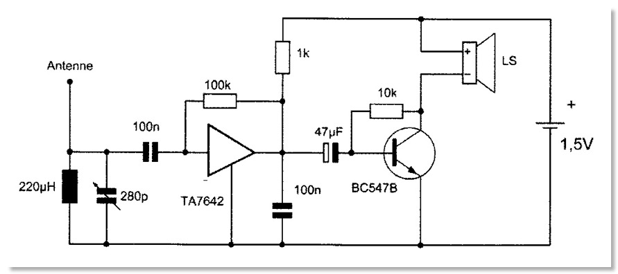 Radioschaltung-Transistor